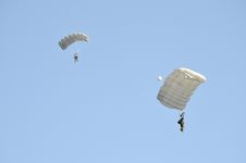 Parachute Jumpers Stock Photography Parachute Jumpers Stock Photography