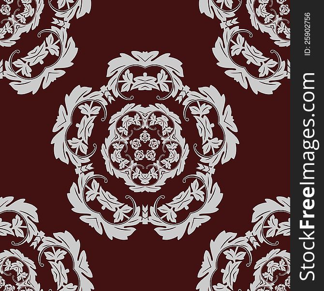 Seamless pattern vintage background.