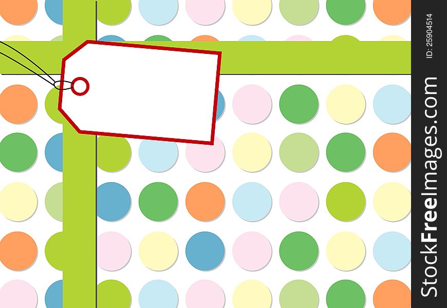Dot Pattern With Gift Box