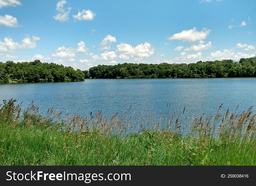 Beautiful Lake During The Summer