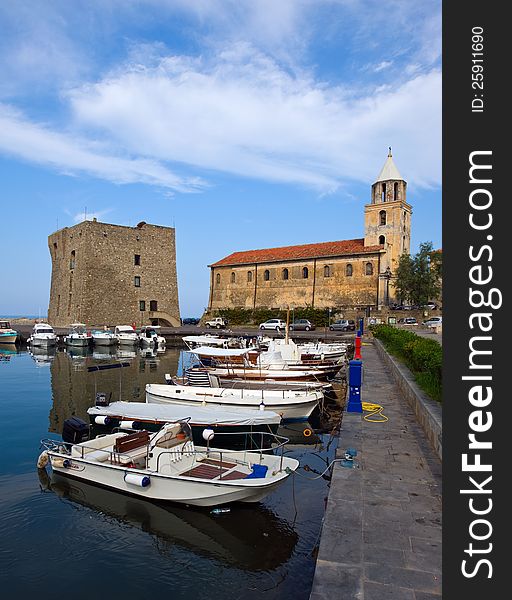 Panoramic views of the coast of Acciaroli