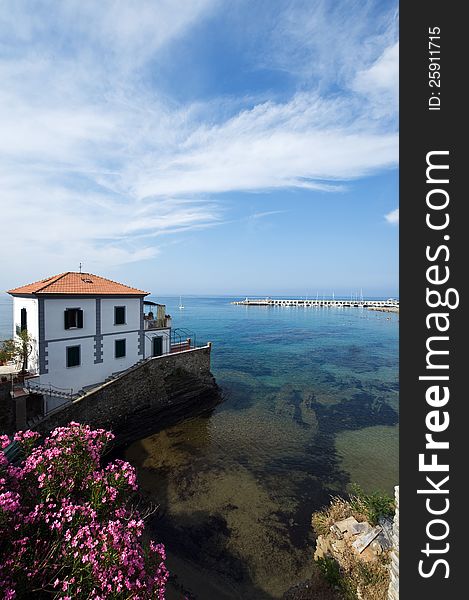 Panoramic views of the coast of Acciaroli