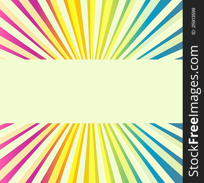 Abstract multicolored divergent stripes background. Abstract multicolored divergent stripes background