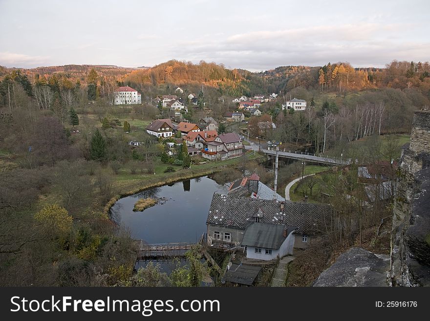 Houses by the river