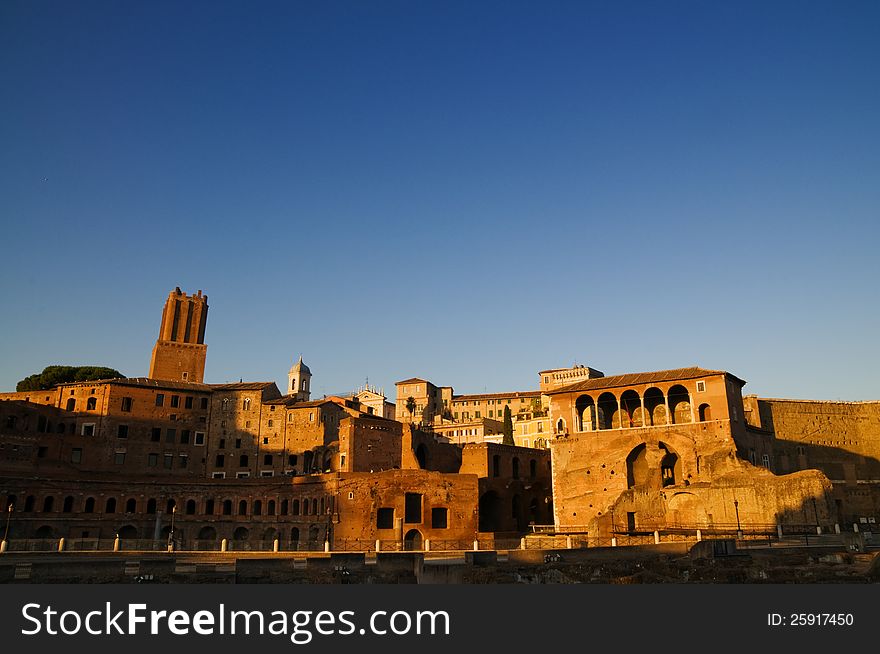 Rome Ruins Foro Di Traiano