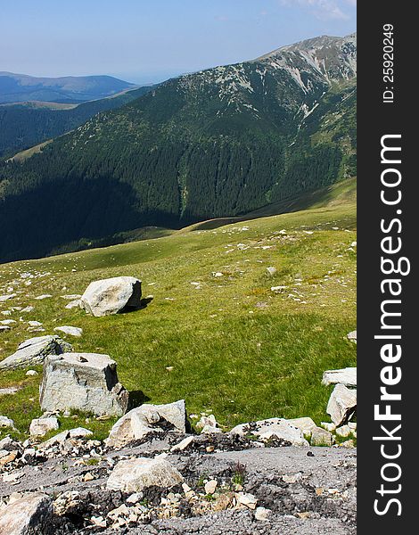 Transalpina, the highest altitude road in Romania, crossing the Parang mountains. Transalpina, the highest altitude road in Romania, crossing the Parang mountains.