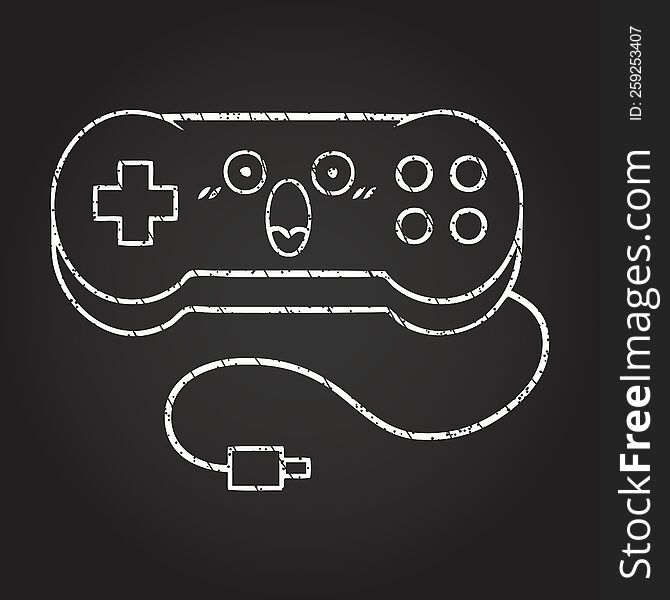 Controller Chalk Drawing