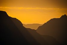 Sunrise At The Grand Canyon Royalty Free Stock Photography Sunrise At The Grand Canyon Royalty Free Stock Photography