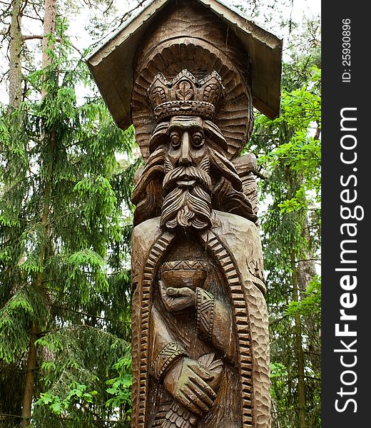 Sculpture from Neringa National Park in Lithuania. Sculpture from Neringa National Park in Lithuania