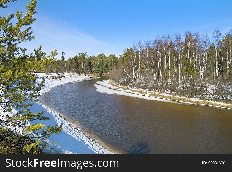 In Siberia, the long-awaited spring has come. In Siberia, the long-awaited spring has come