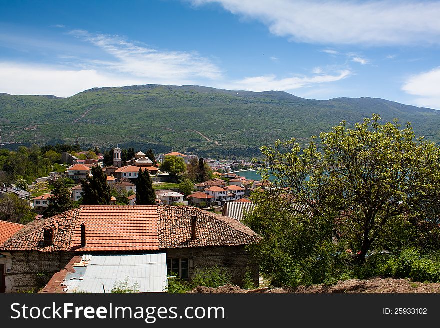 View Over Ohrid, Macedonia