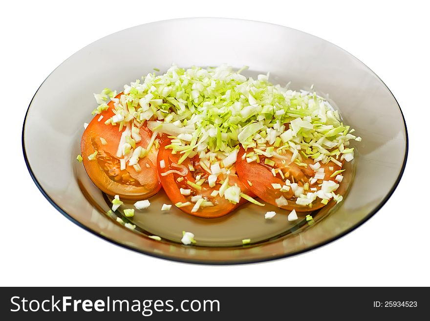 salad of fresh vegetables as a healthy food for all