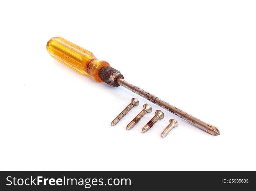 Screwdriver And Screws