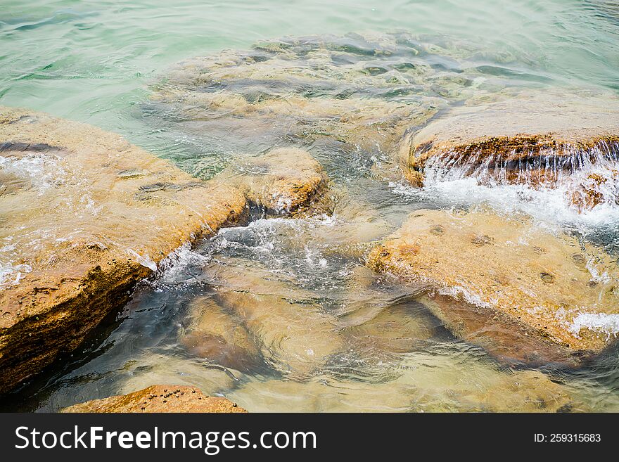 Formation Of Rocks Under The Sea