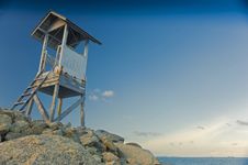 The Coast Guard Tower. Royalty Free Stock Photography