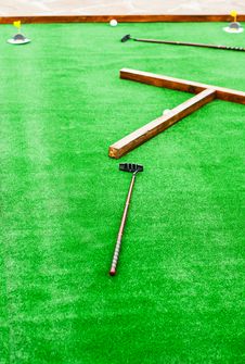 Mini Golf Field Stock Photo Mini Golf Field Stock Photo