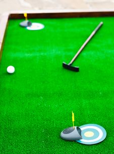 Mini Golf Field Stock Photography Mini Golf Field Stock Photography