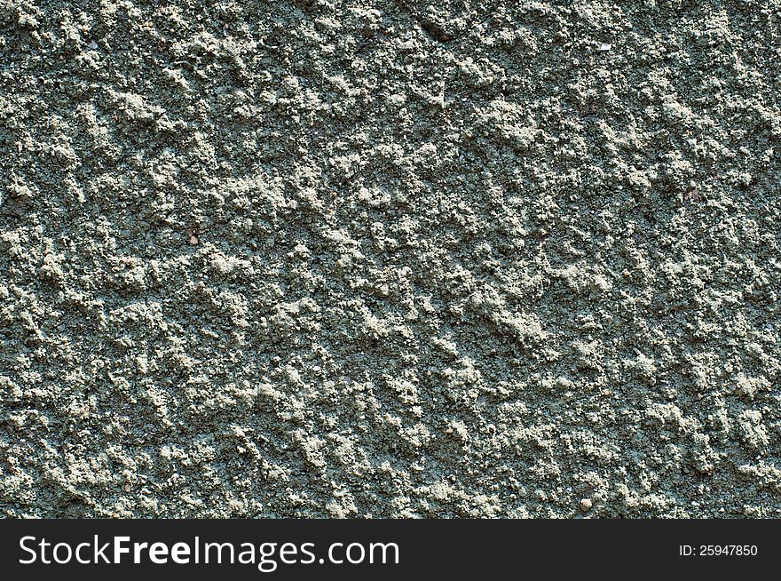 Close up of plaster texture on the wall