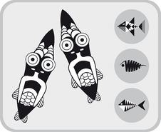 Set Of Fish Stock Image Set Of Fish Stock Image
