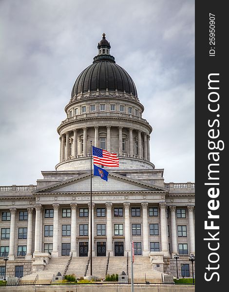 Capitol Building In Salt Lake City, Utah
