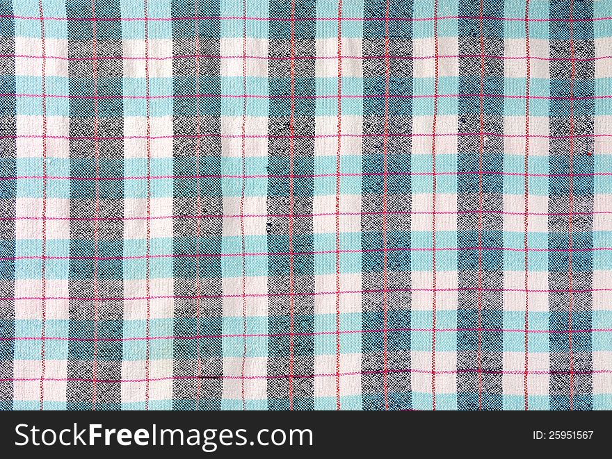 Blue stripe fabric texture