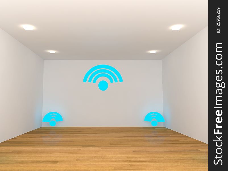 Empty Room With Wifi