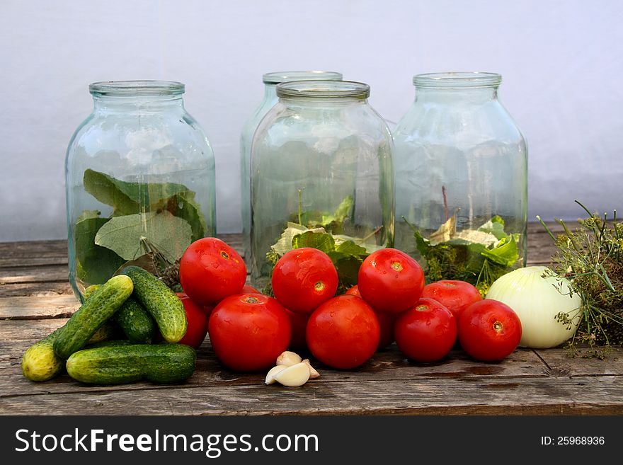 Pickling of vegetables