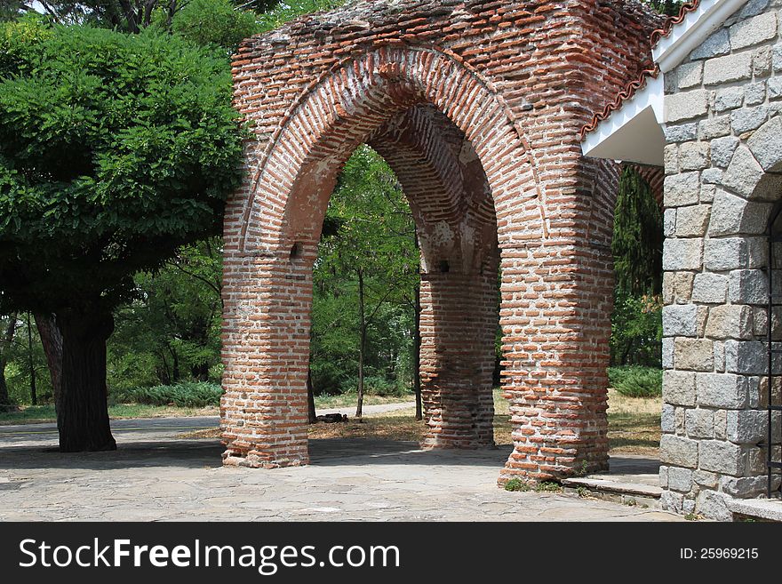 Ancient thracian wall in Bulgaria. Ancient thracian wall in Bulgaria