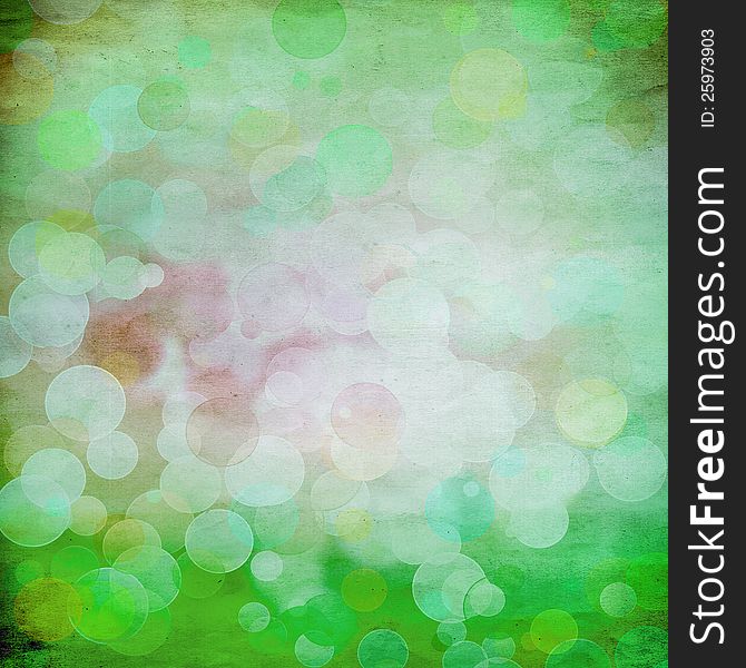 Abstract bokeh green grunge paper texture for background. Abstract bokeh green grunge paper texture for background