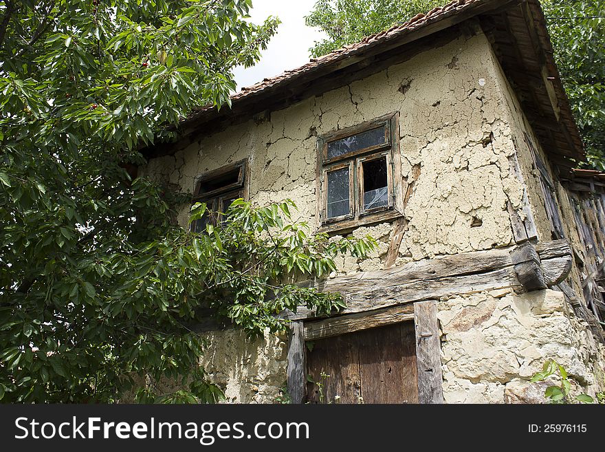 Very Old Mud Bosnian House