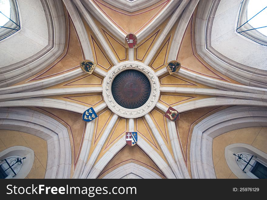 Six Austrian Emblems in Vienna church