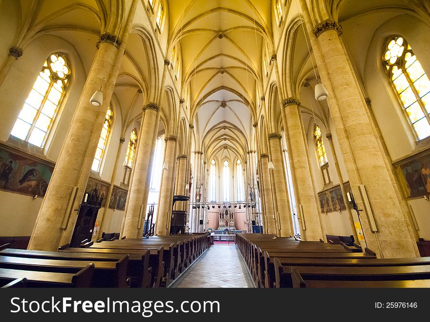 View Inside Vienna Church