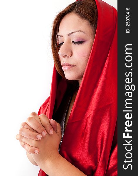 Young Woman Praying