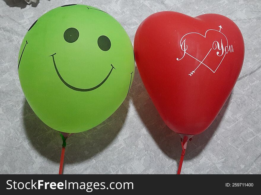 Balloon Picture Keep Smile And Share Love