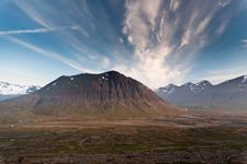 Huge Mountains In Iceland In Wonderful Light Stock Photos Huge Mountains In Iceland In Wonderful Light Stock Photos