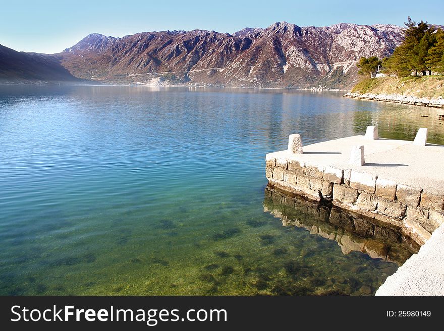 Kotor bay, Perast, near Kotor, Montenegro. Kotor bay, Perast, near Kotor, Montenegro