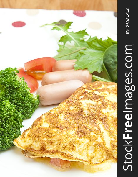 Omelet With Sausage
