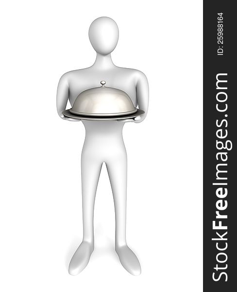 Waiter With Silver Tray