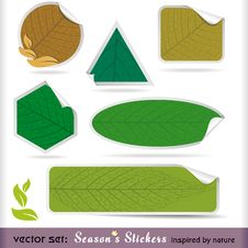 Premium Four Seasons Labels Stock Photo Premium Four Seasons Labels Stock Photo
