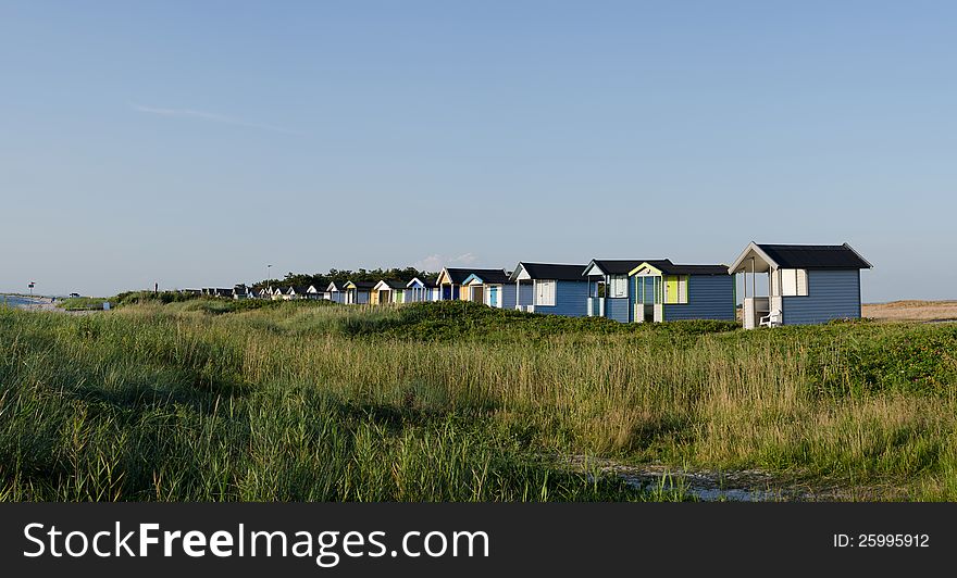 Beach huts - Panorama