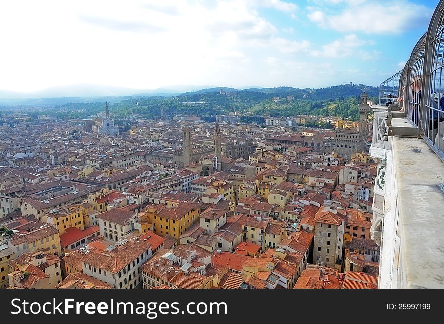 View of Florence from Giotto's Campanile