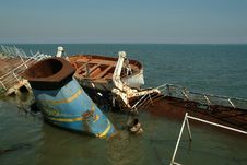 Shipwreck Royalty Free Stock Image