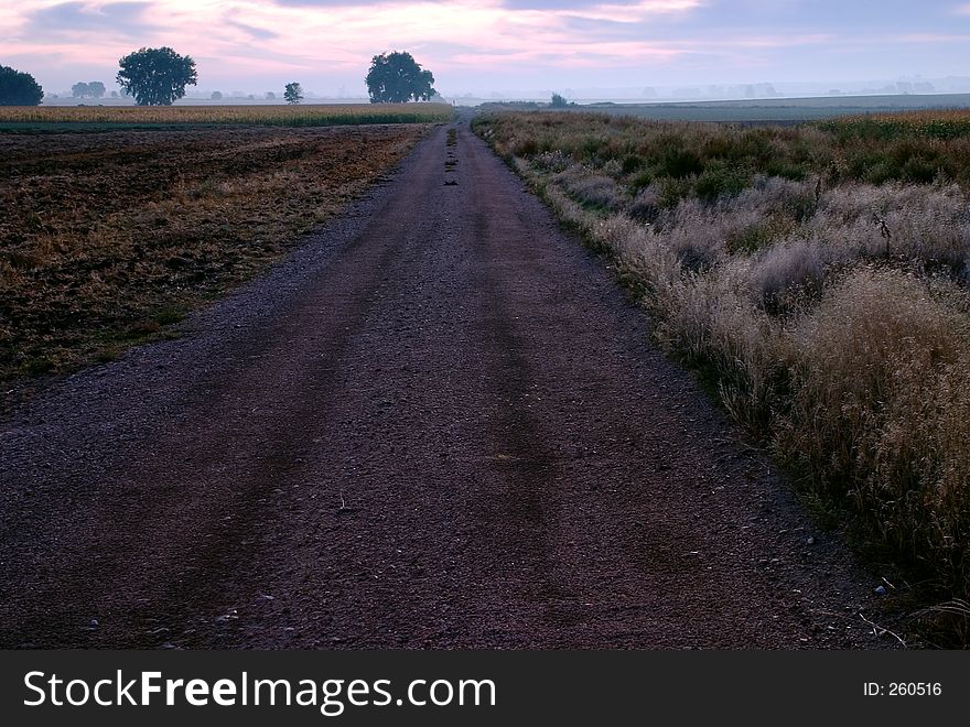 Country road in colorful Colorado