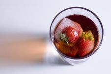 Strawberry Drink Icy Royalty Free Stock Images Strawberry Drink Icy Royalty Free Stock Images