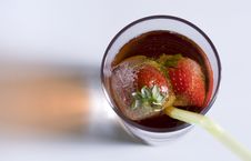 Cold Drink Strawberry Stock Photos Cold Drink Strawberry Stock Photos