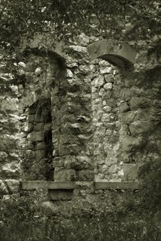 Old Window Duotone Stock Photography Old Window Duotone Stock Photography