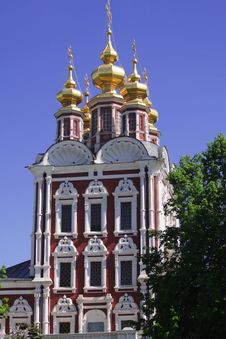 Church Of NOVODEVICHY CONVENT Royalty Free Stock Image