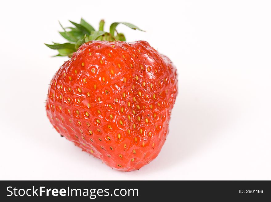 Sweet strawberry isolated over a white background