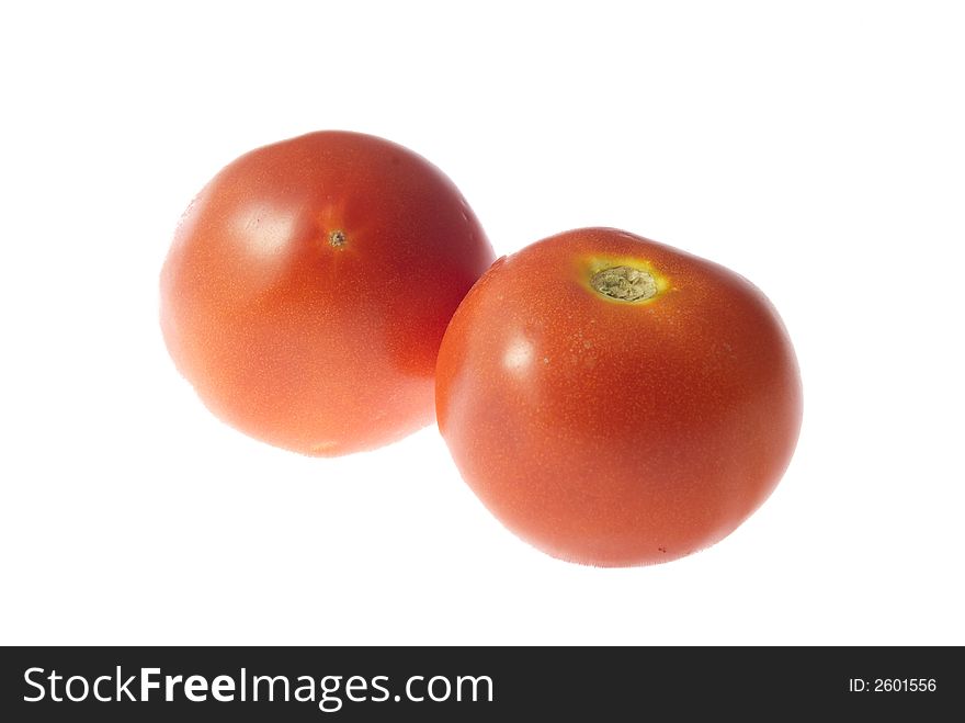 Two Red Tomatos