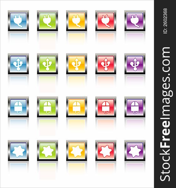 MetaGlass Icons Device (Vector